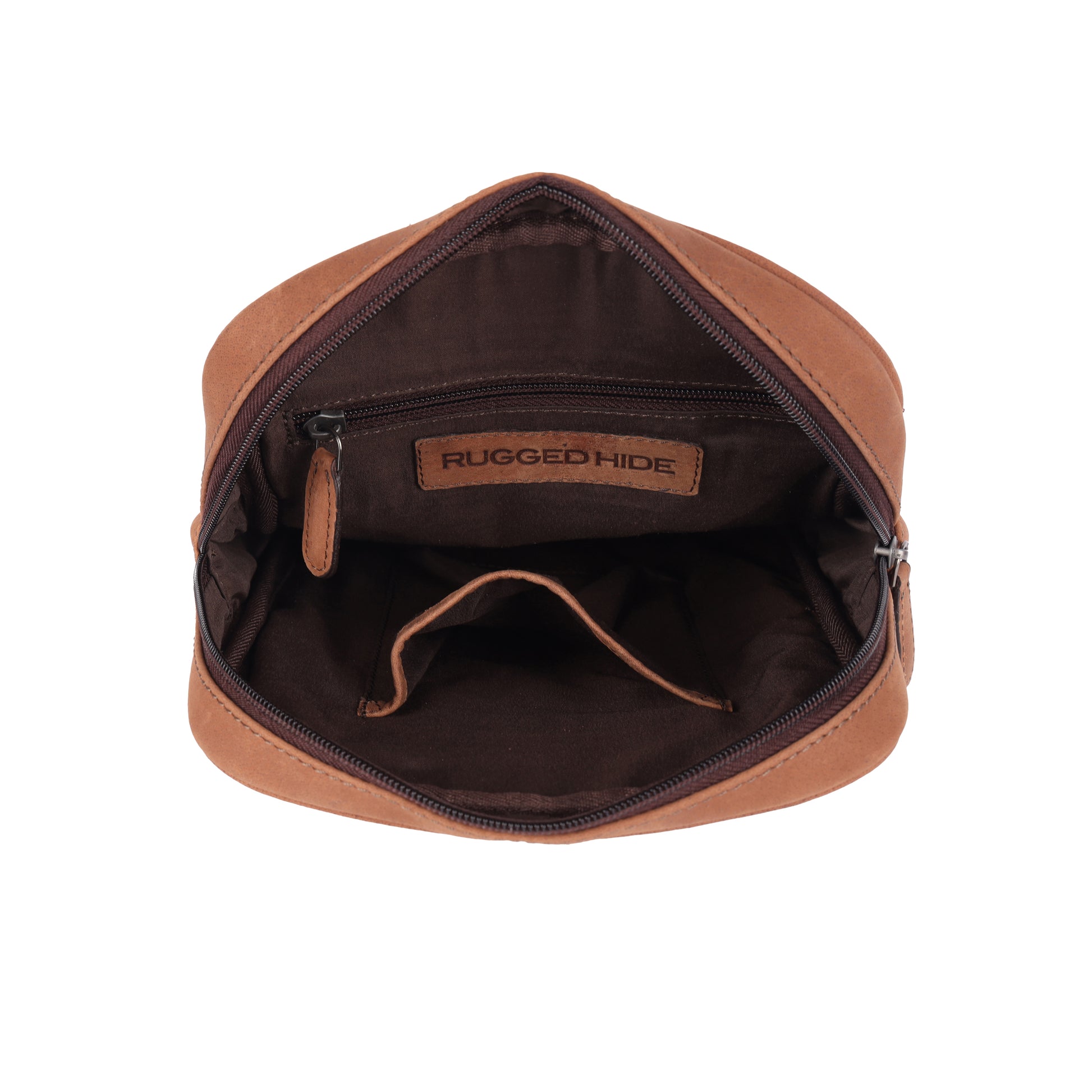 Rugged Hide - RH-2547 Agra Small leather satchel - Rainbow Bags