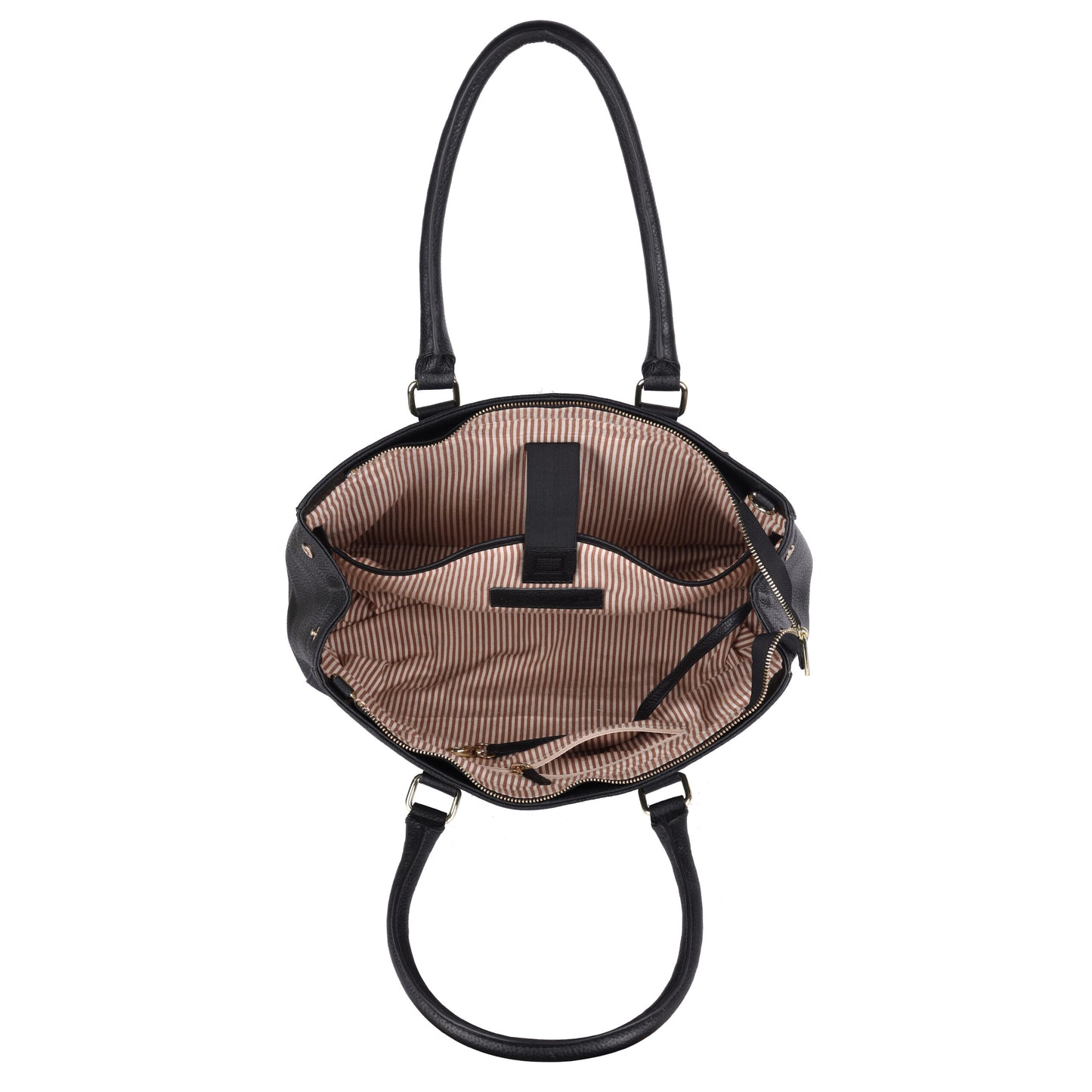 Rugged Hide RH-2562 Bonnyrig Ladies Classic Pebbled Leather Tote Bag