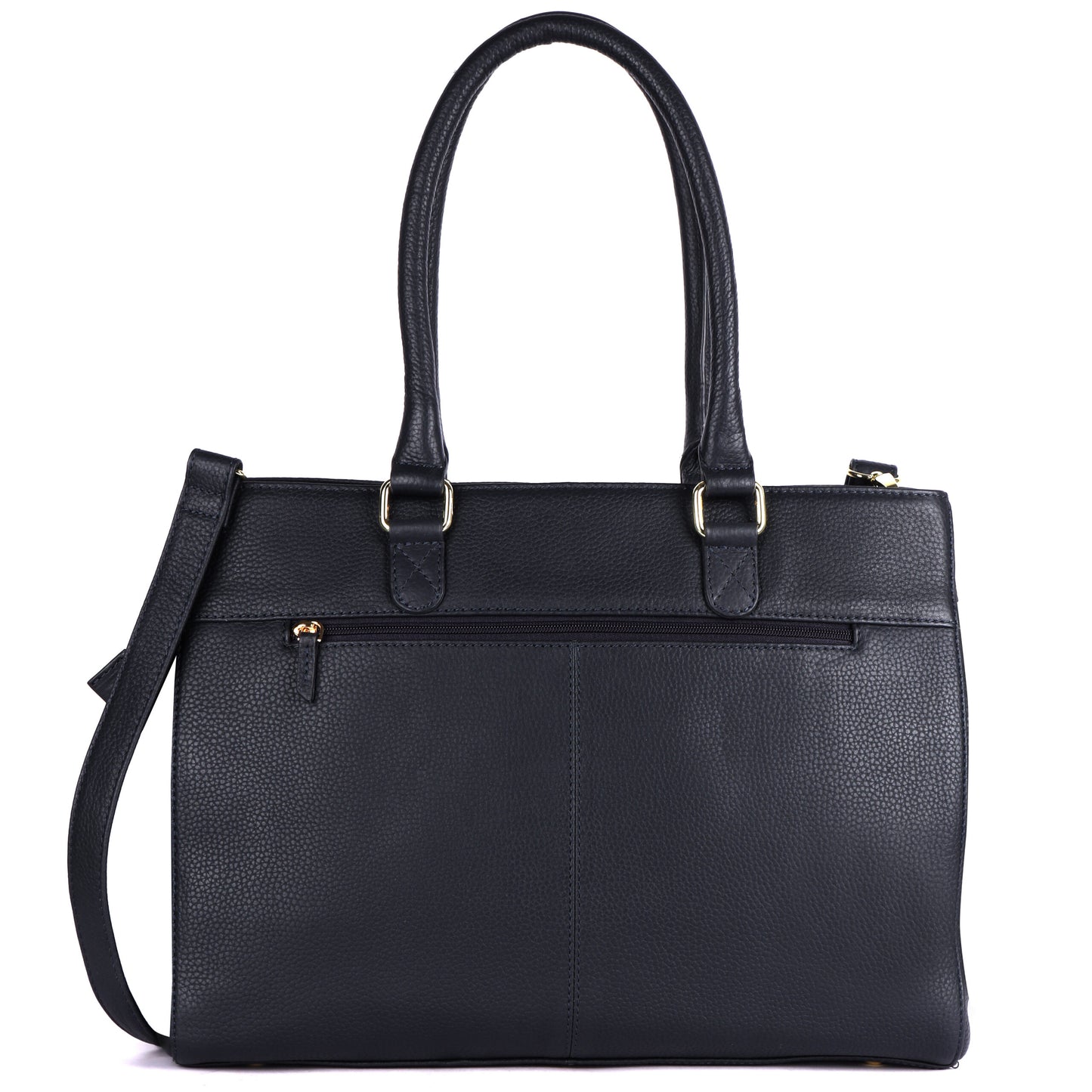 Rugged Hide RH-2562 Bonnyrig Ladies Classic Pebbled Leather Tote Bag