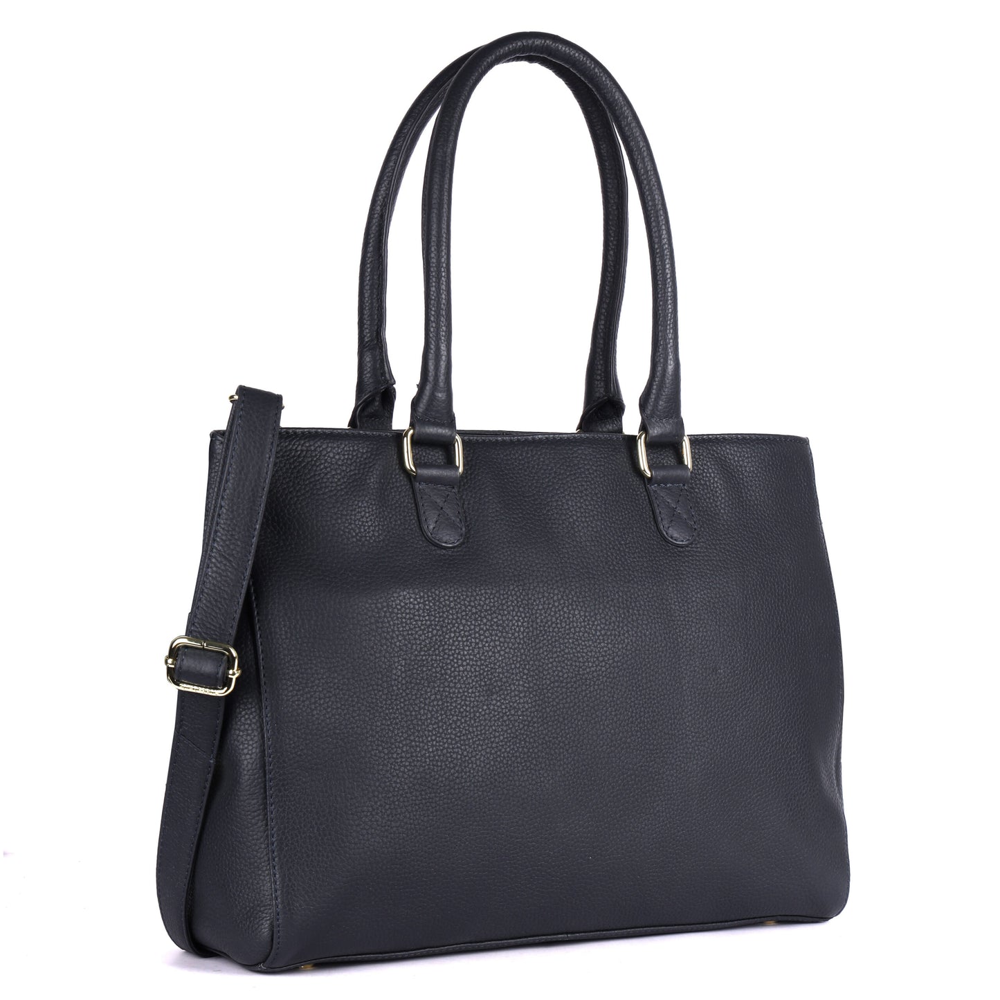 Rugged Hide RH-2562 Bonnyrig Ladies Classic Pebbled Leather Tote Bag