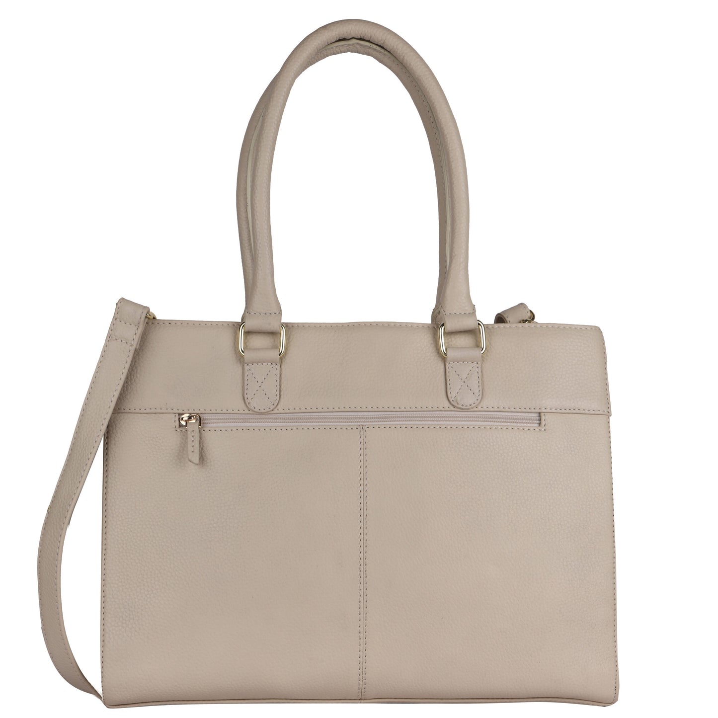 Rugged Hide RH-2562 Bonnyrig Ladies Classic Pebbled Leather Tote Bag