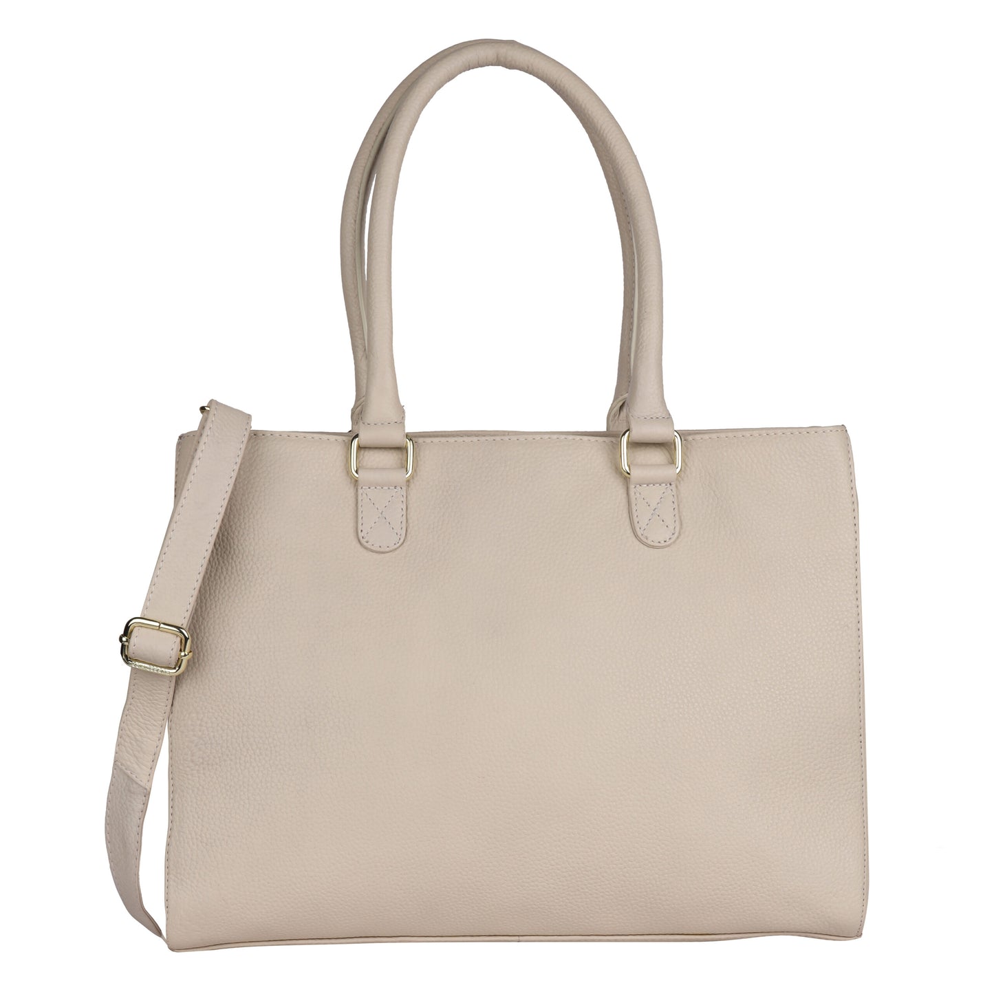 Rugged Hide RH-2562 Bonnyrig Ladies Classic Pebbled Leather Tote Bag