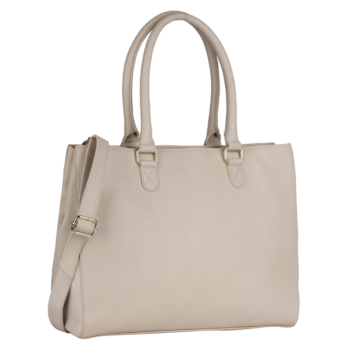 Rugged Hide RH-2562 Bonnyrig Ladies Classic Pebbled Leather Tote Bag