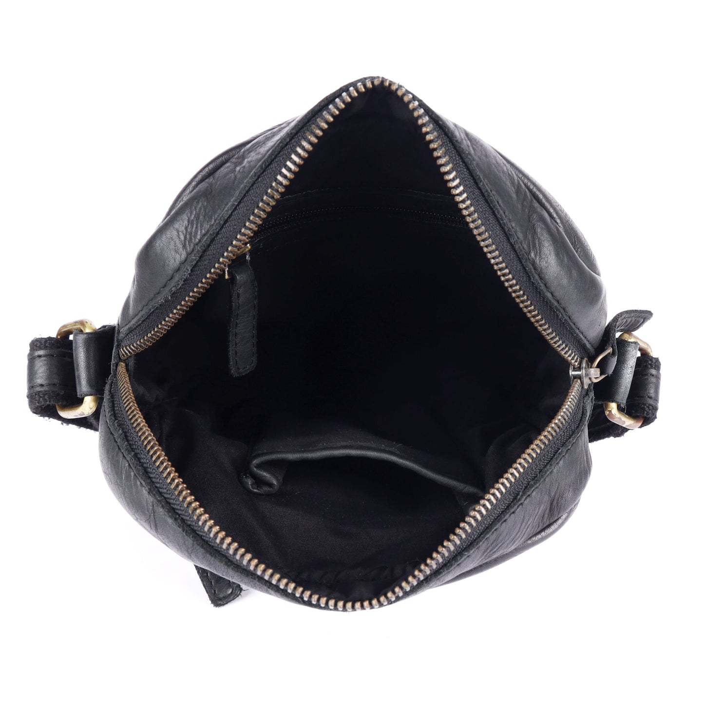 Rugged Hide - RH-2597 Palermo Uni-Sex Crossbody Leather Bag
