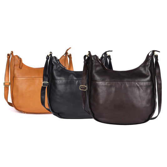 Rugged Hide - RH-2603 Heather Ladies Crossbody or Shoulder Bag - Rainbow Bags