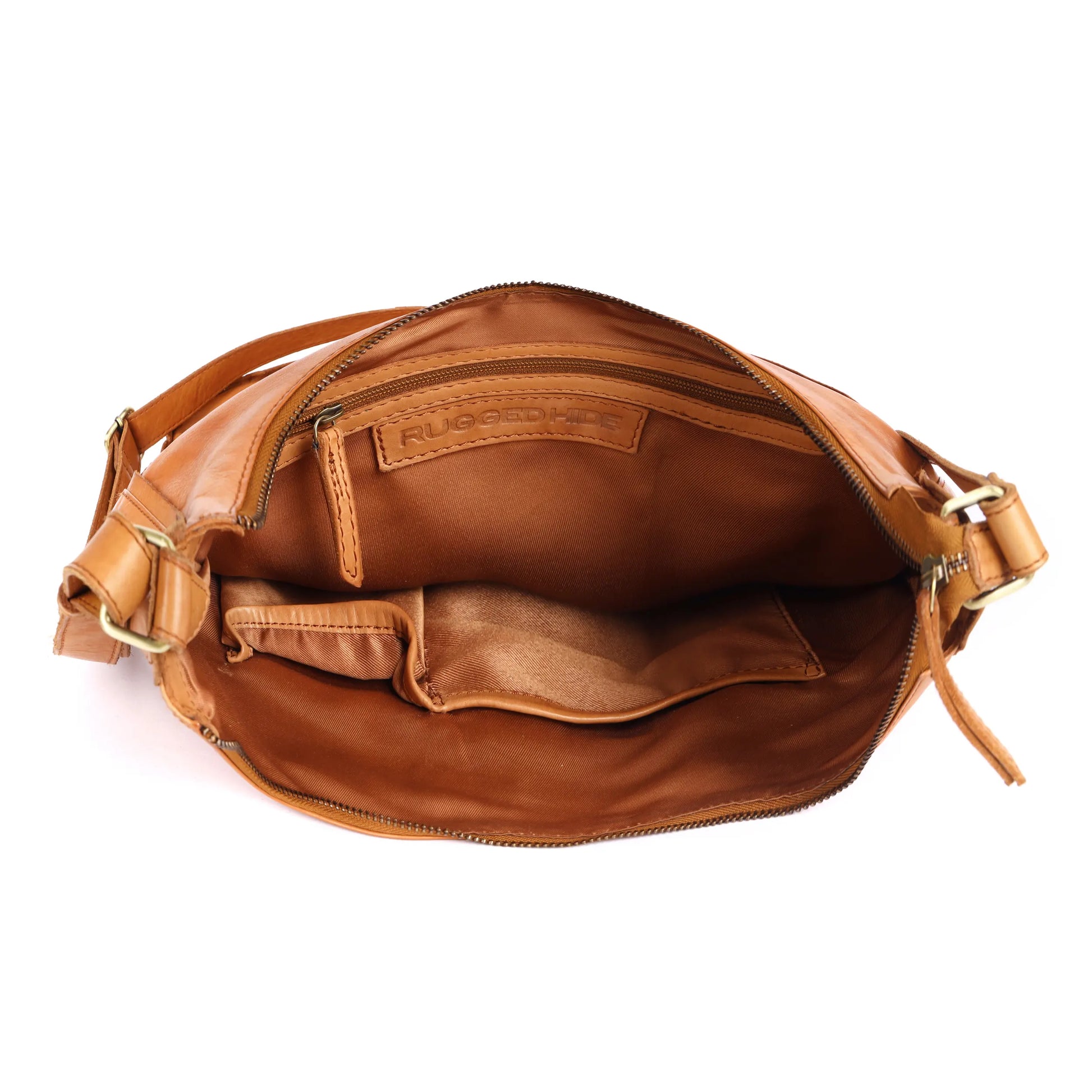 Rugged Hide - RH-2603 Heather Ladies Crossbody or Shoulder Bag - Rainbow Bags