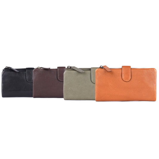 Rugged Hide RH-2629 Veronica Soft & Slim Ladies Leather Wallet