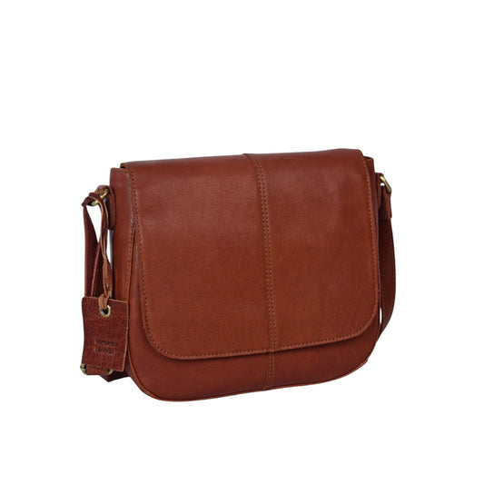 RH-2644 Clementine Ladies' Leather Saddle handbag
