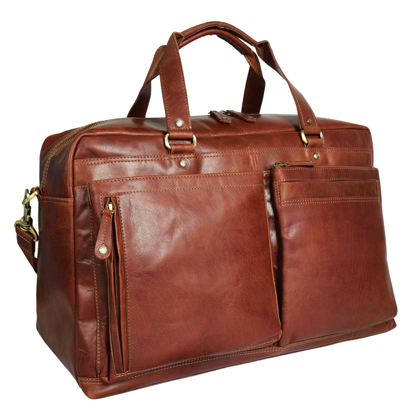 Rugged Hide - RH-2713 Hudson Leather Duffle Bag