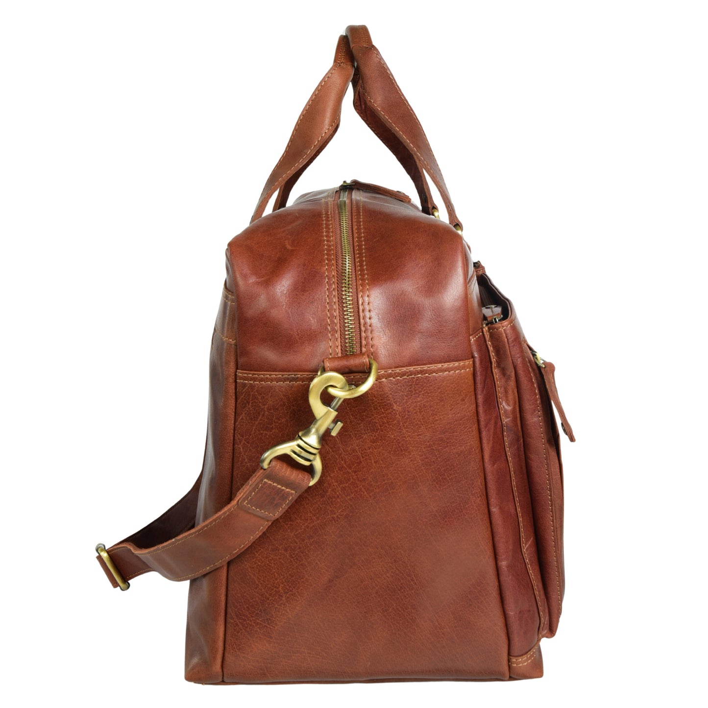 Rugged Hide - RH-2713 Hudson Leather Duffle Bag