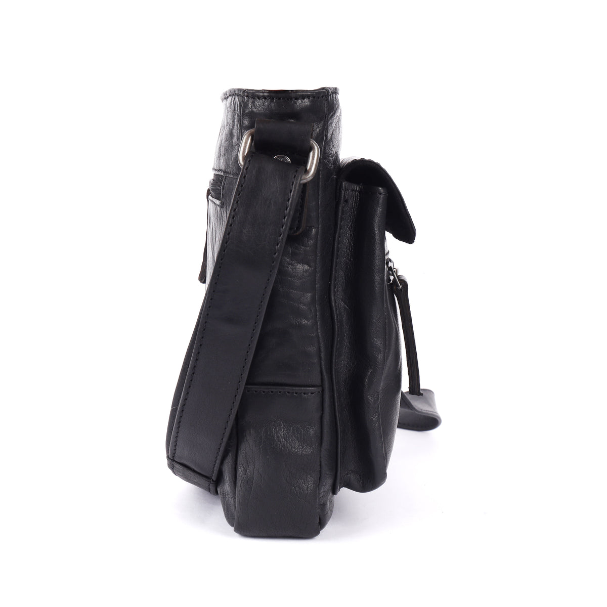 Rugged Hide RH-2725 Jamie Unisex leather crossbody satchel - Rainbow Bags