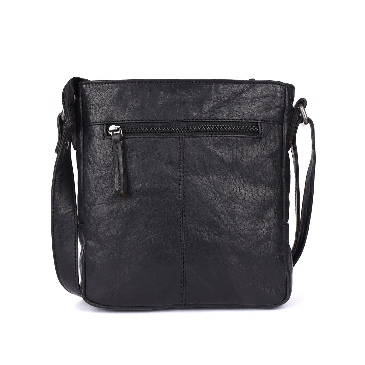Rugged Hide RH-2725 Jamie Unisex leather crossbody satchel - Rainbow Bags