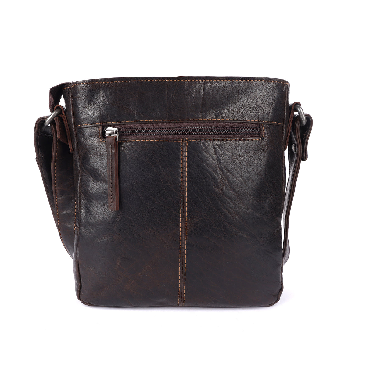 Rugged Hide RH-2725 Jamie Unisex leather crossbody satchel - Rainbow Bags