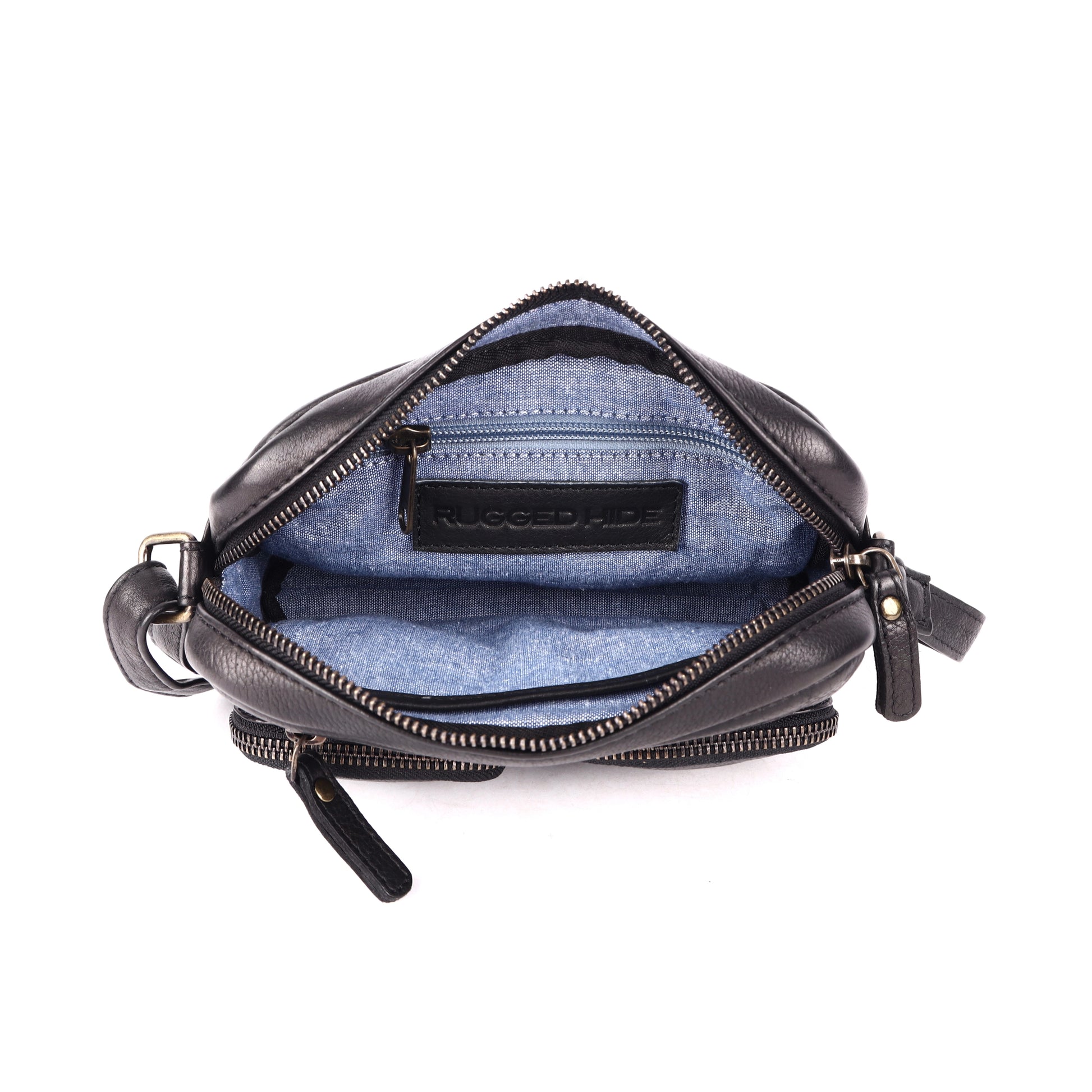 Rugged Hide - Small Crossbody Bag RH-4770 Burnie - Rainbow Bags