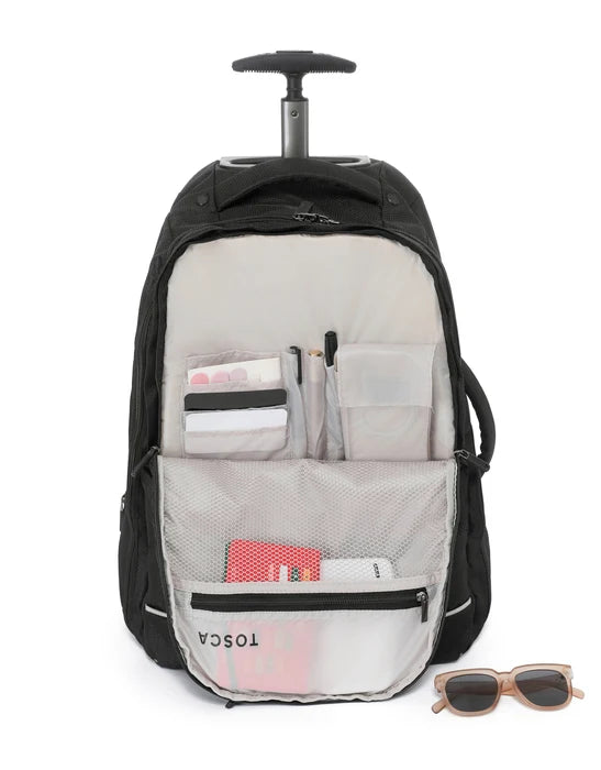 TOSCA SO-LITE TROLLEY BACKPACK - BLACK