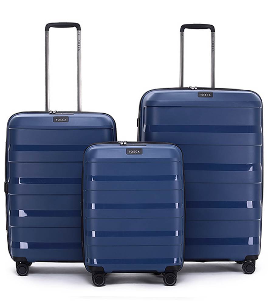 Tosca Comet 4-Wheel Expandable Luggage Set of 3 - Large, Medium and Small