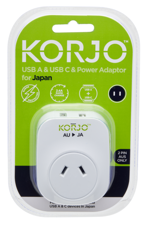USB A+C & Power Adaptor for Japan (USB ACJA)