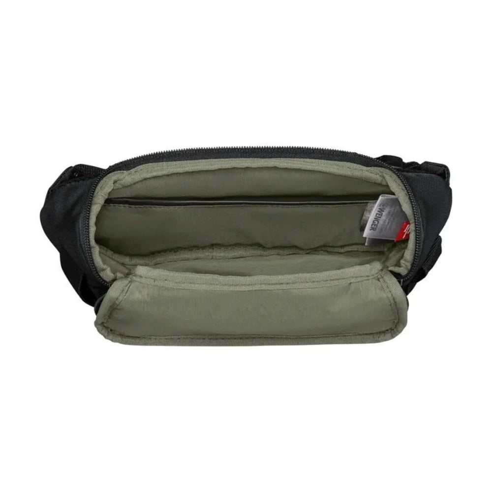 Wenger UrbanOne Sling Bag Recycled PET Polyester Smartphone Holder Black 653892