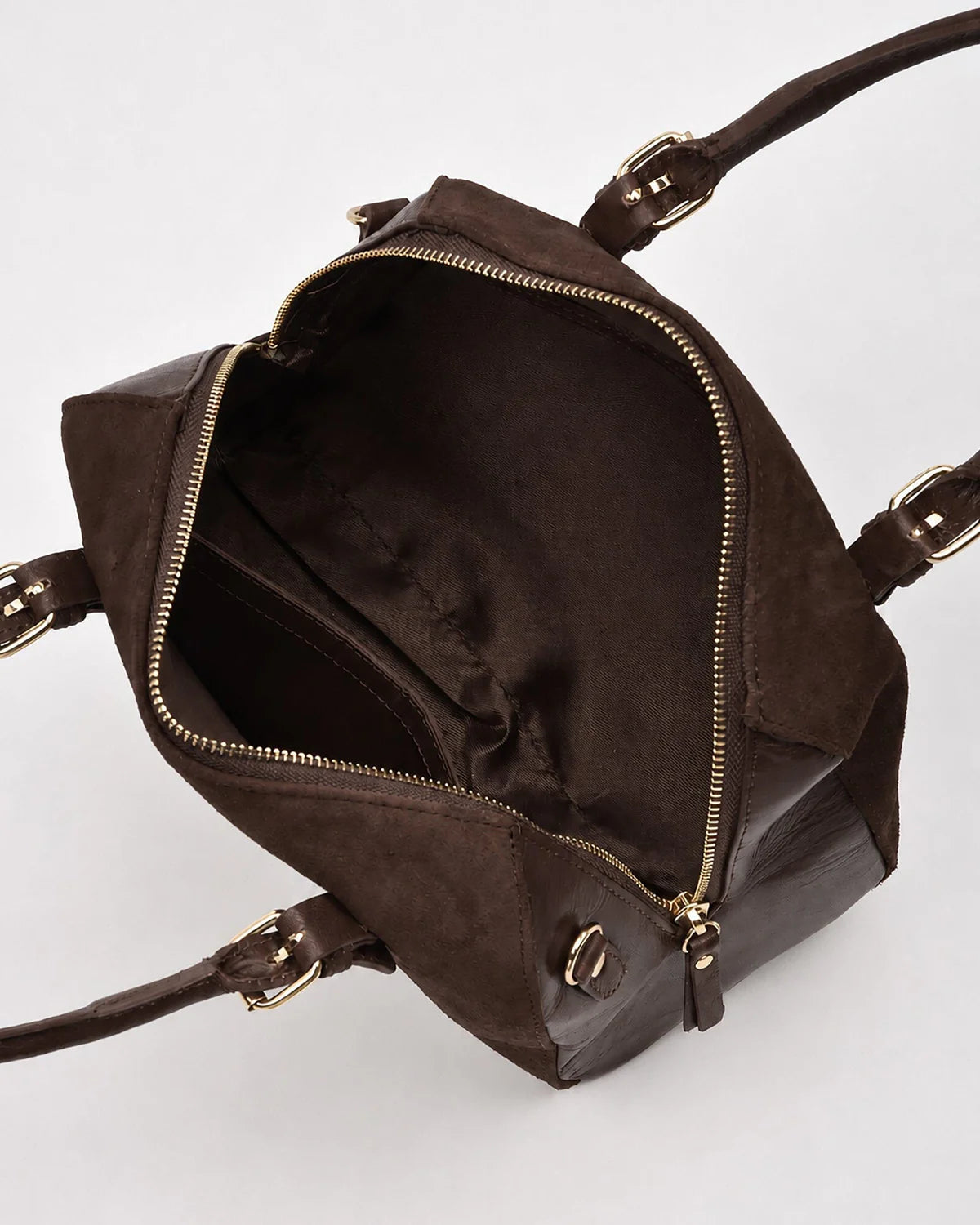 Gabee Armadale Suede & Leather Crossbody Bag