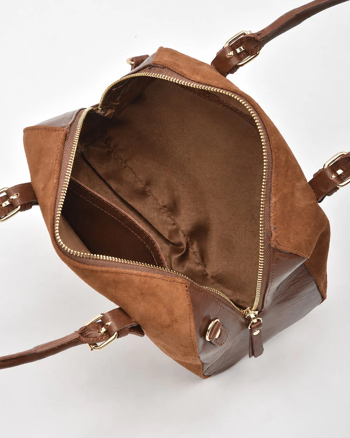 Gabee Armadale Suede & Leather Crossbody Bag