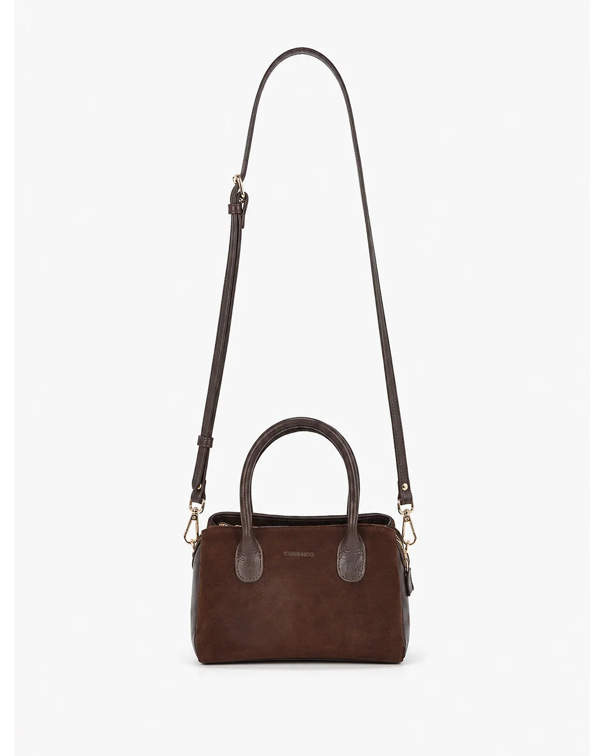 Gabee - Bellview Suede & Leather Crossbody Bag