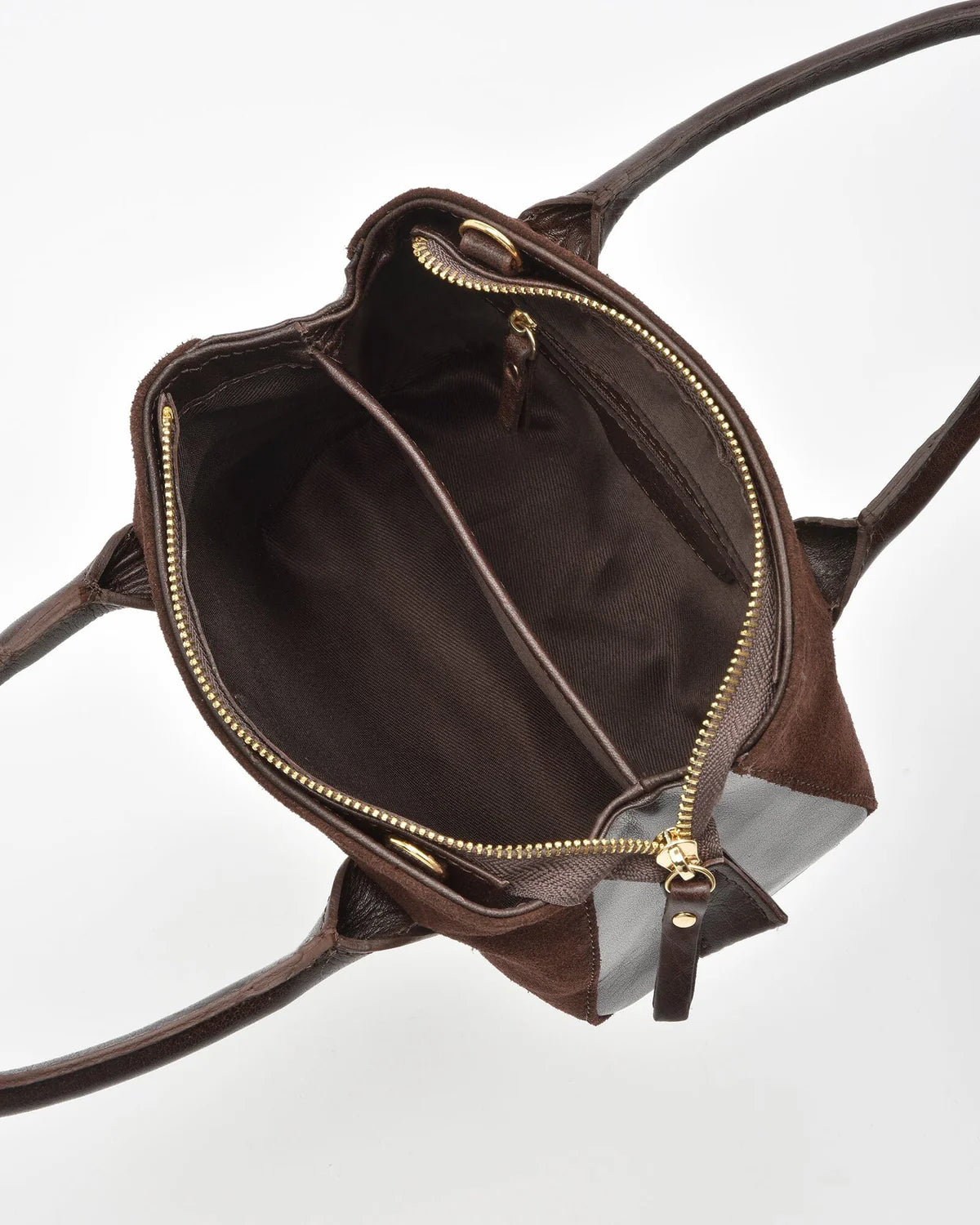Gabee - Bellview Suede & Leather Crossbody Bag