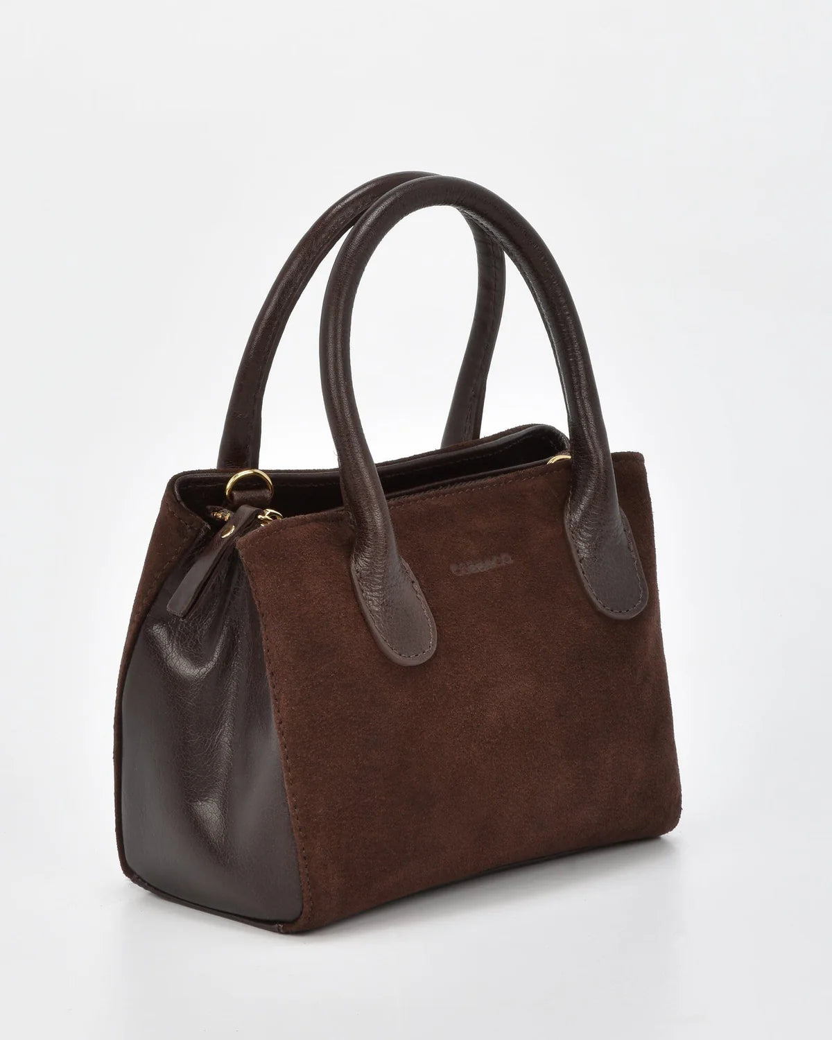 Gabee - Bellview Suede & Leather Crossbody Bag