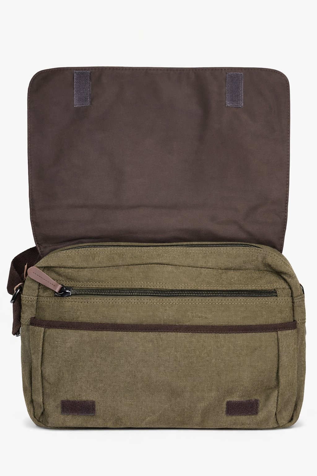 Zuolunduo 复古风格帆布斜挎包