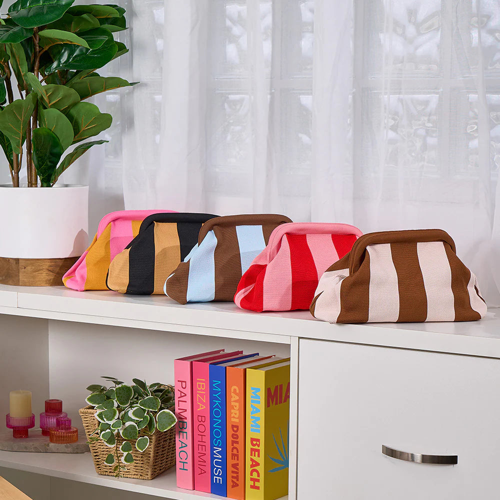 Annabel Trends Dumpling Clutch - Rainbow Bags