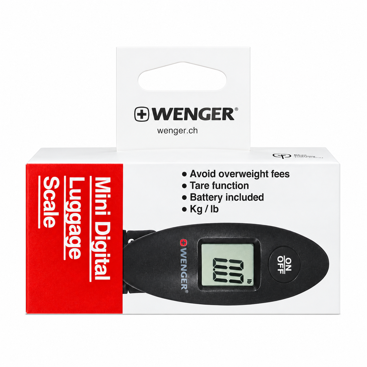 Mini Digital Compact luggage scale, luggage scale black 611883
