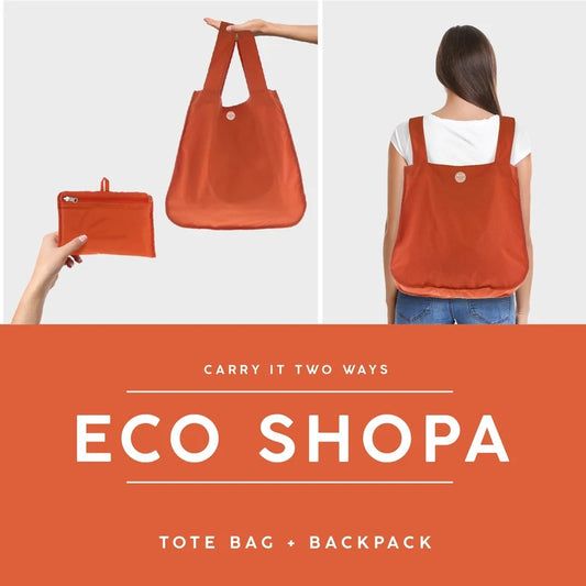 Gabee - Recycled Polyester ECO SHOPA Convertible tote Bag & Backpack - Rainbow Bags