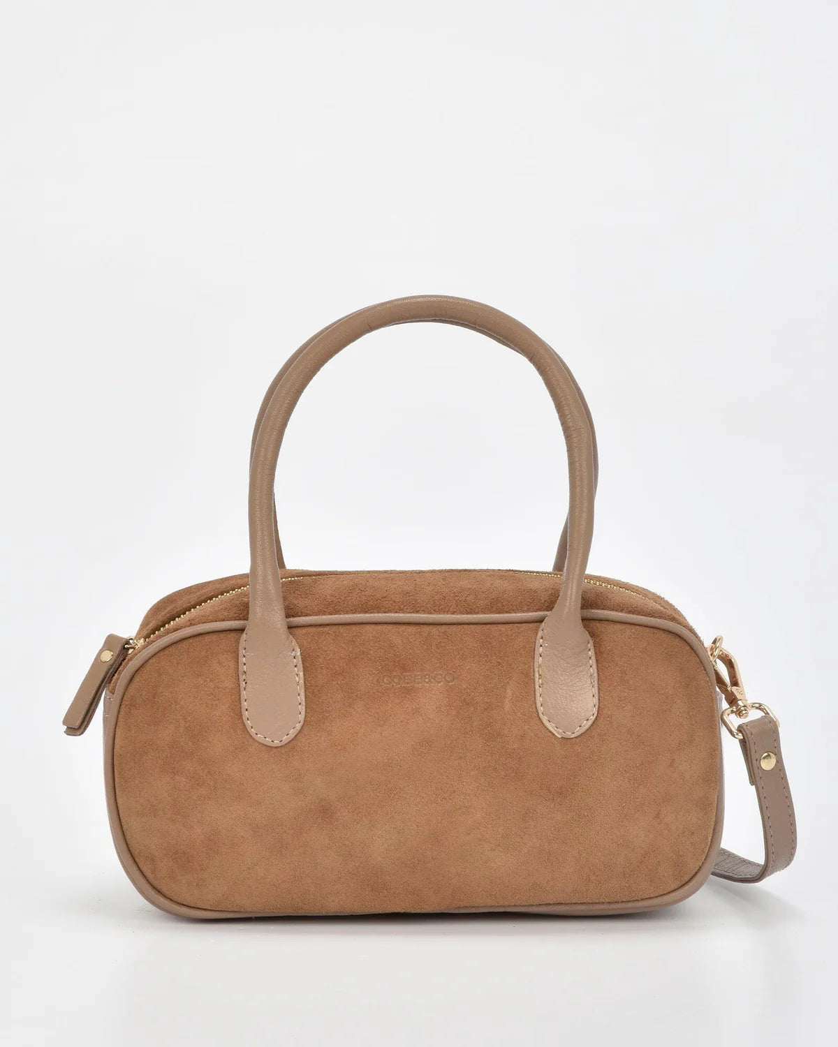 Gabee - Elwood Suede & Leather Crossbody Bag