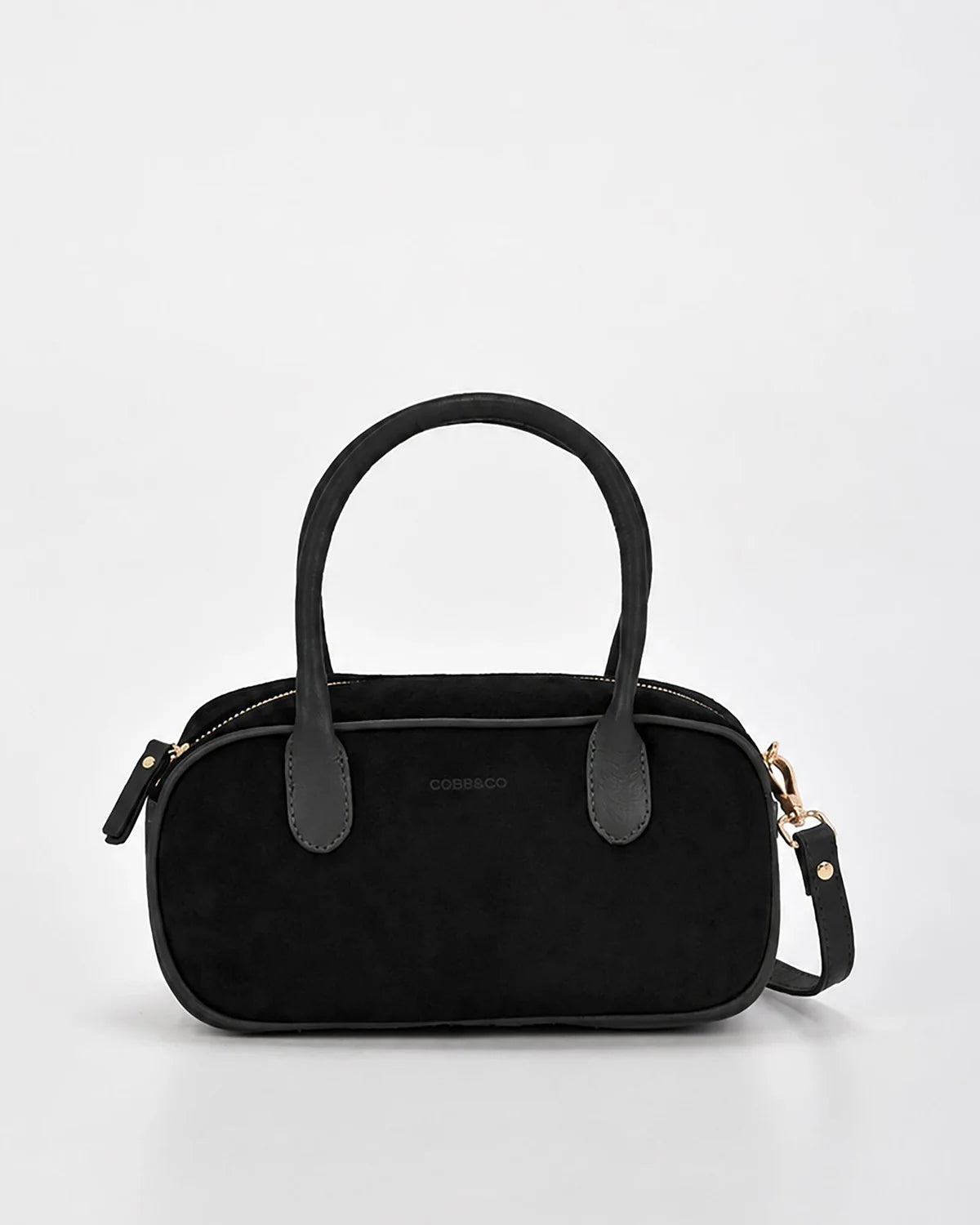 Gabee - Elwood Suede & Leather Crossbody Bag