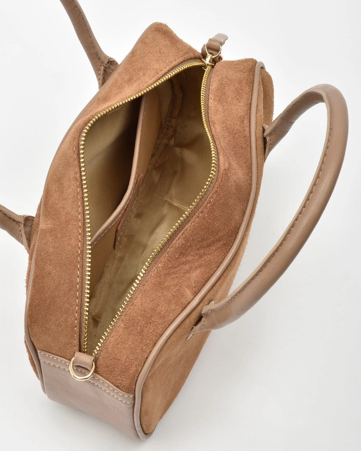 Gabee - Elwood Suede & Leather Crossbody Bag