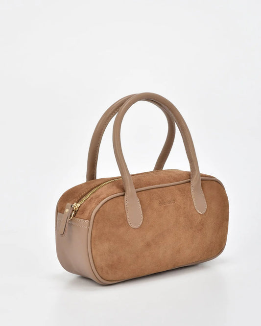 Gabee - Elwood Suede & Leather Crossbody Bag - Rainbow Bags