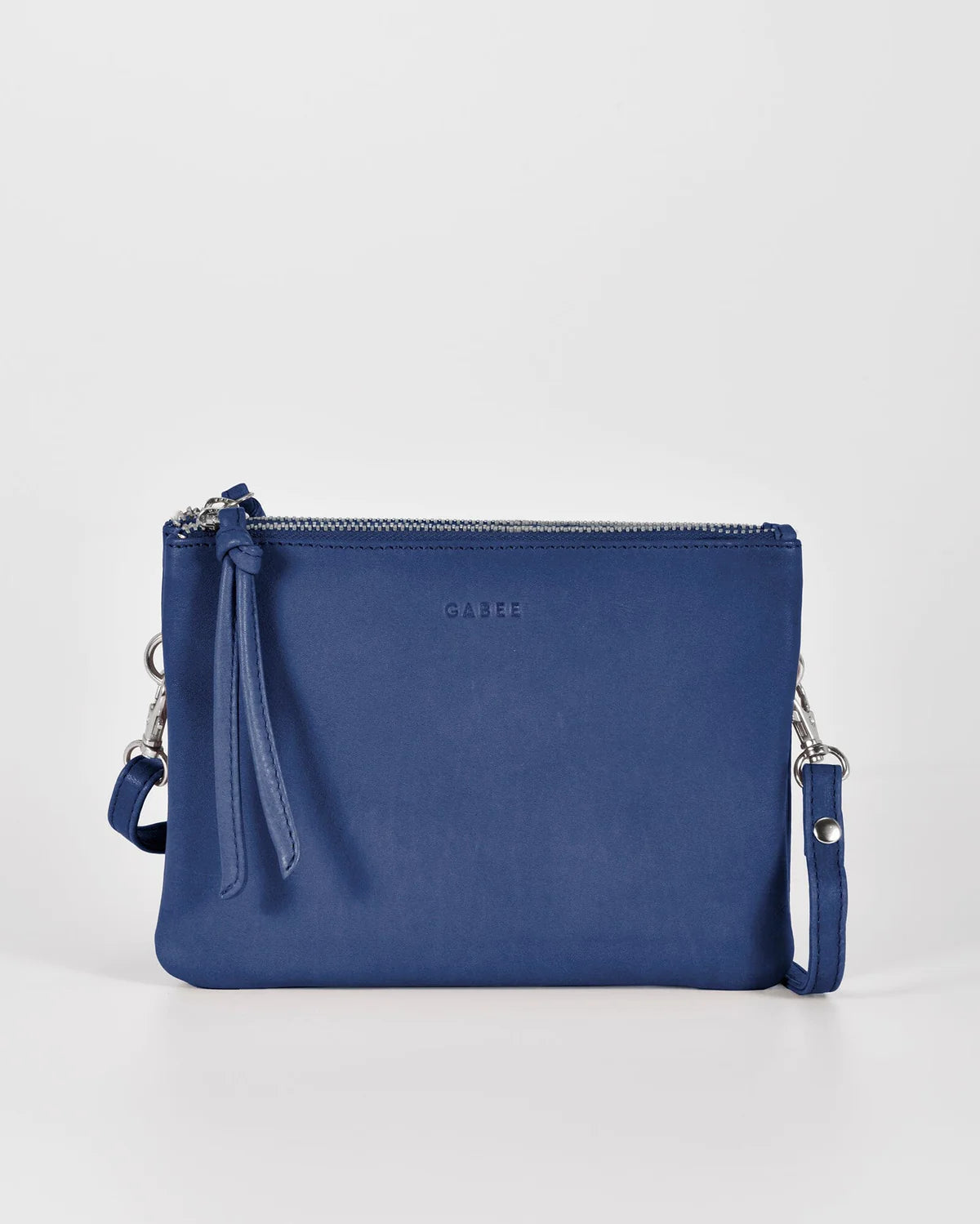 Gabee Fulton Soft Leather Double Pouch Crossbody - rainbowbags