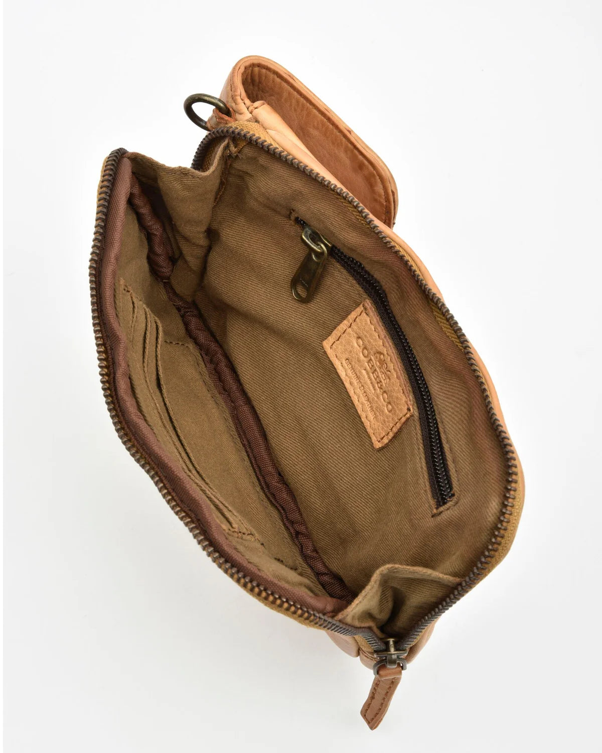 Gabee - Gawler Rugged Leather Mini Crossbody/Phone holder/Wallet - Rainbow Bags