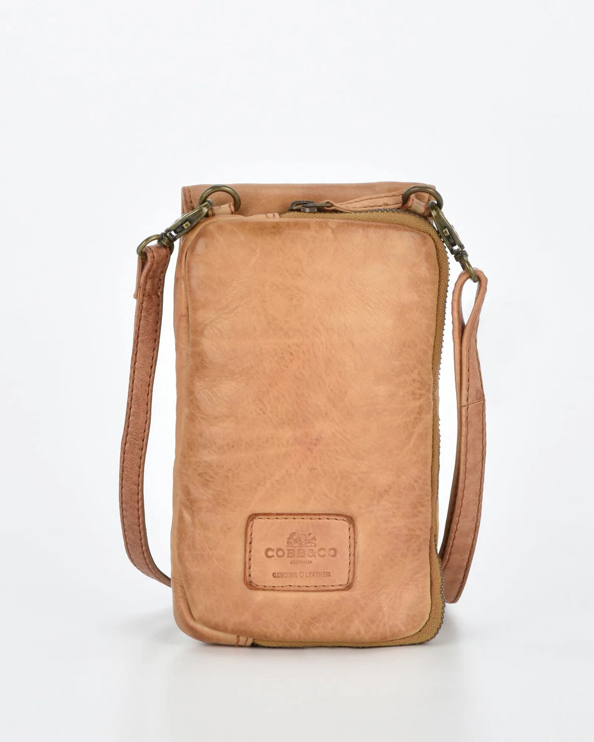 Gabee - Gawler Rugged Leather Mini Crossbody/Phone holder/Wallet - Rainbow Bags
