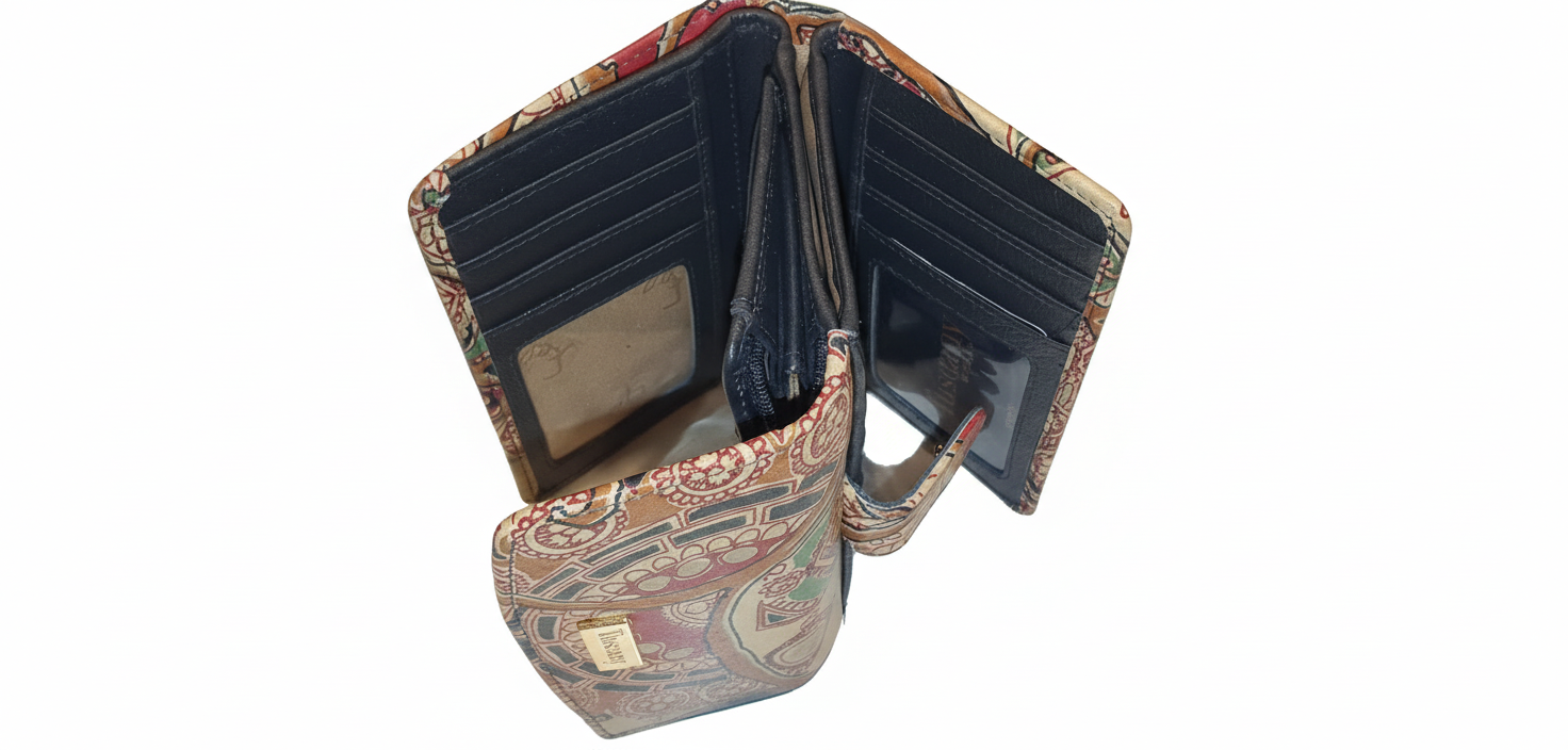 Tuscany by Scala – Sarah French Wallet - Rainbow Bags