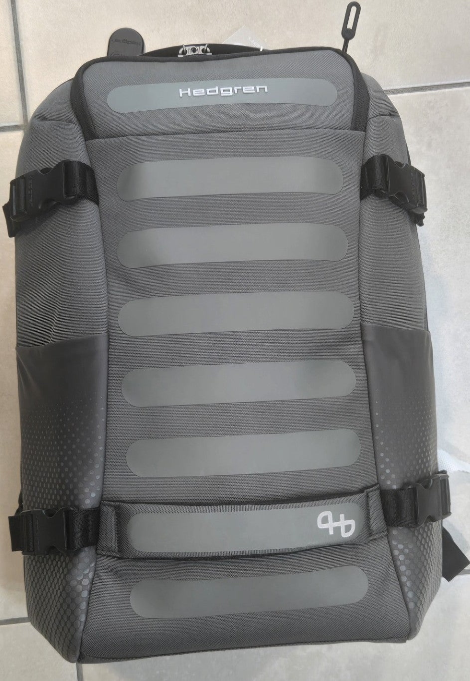 Hedgren Comby Trip Exp Travel Backpack 15,6" + RFID M Black Ink - Rainbow Bags