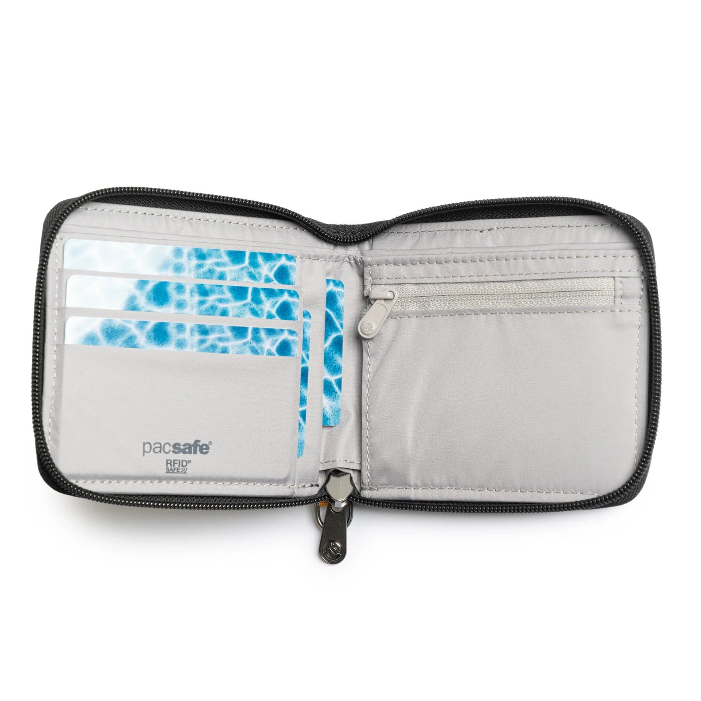 PACSAFE RFIDSAFE ZIP AROUND WALLET