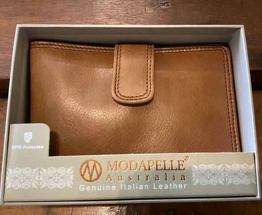 Modapelle Leather Passport Wallet 7707