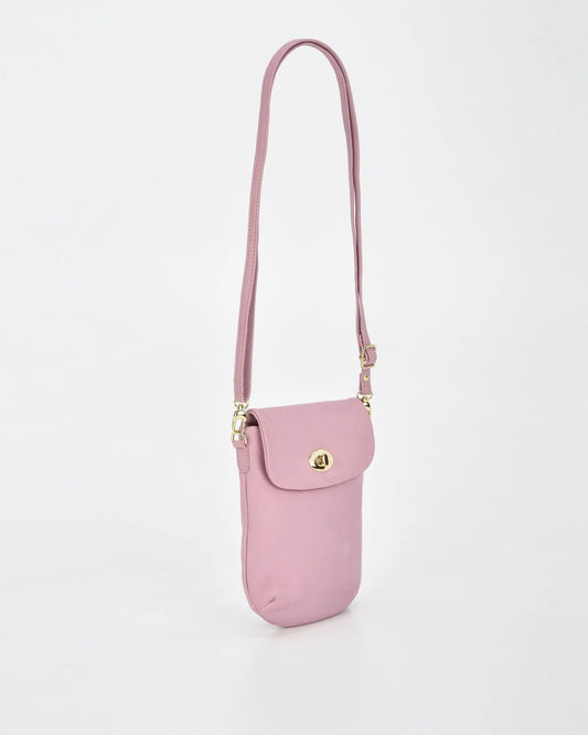 Janie Jnr Soft Leather Crossbody with Turnlock LW77502 - Rainbow Bags