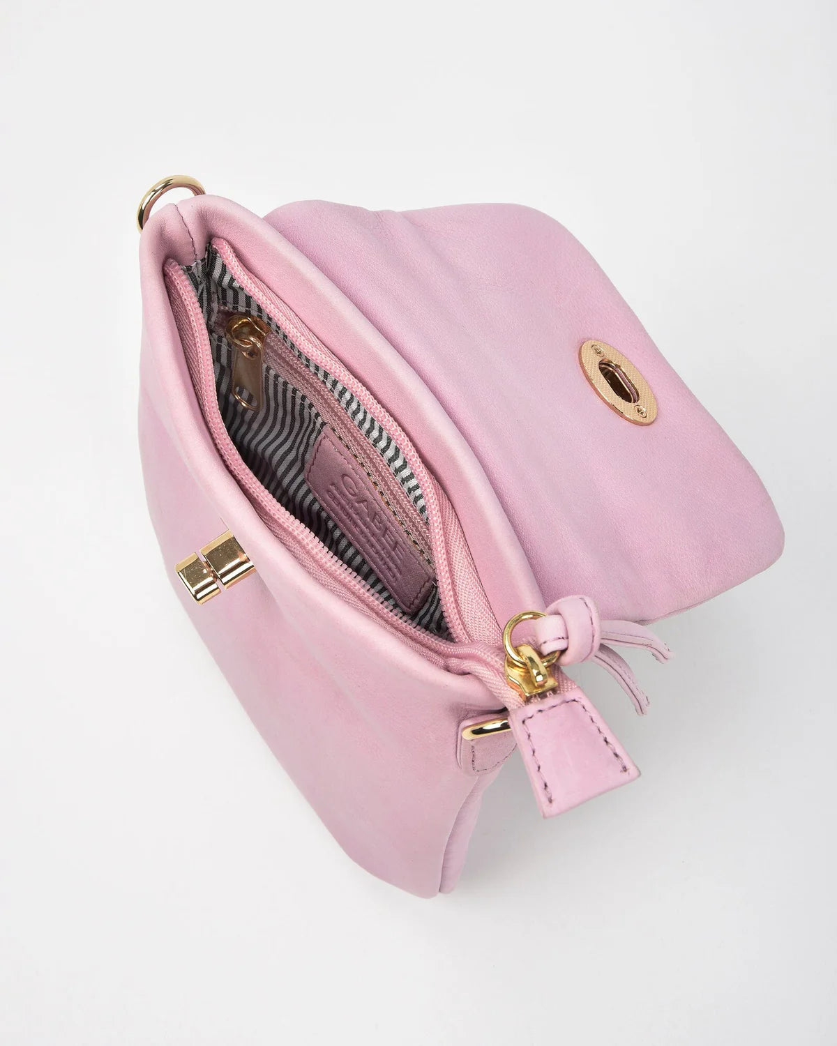 Janie Jnr Soft Leather Crossbody with Turnlock LW77502 - Rainbow Bags