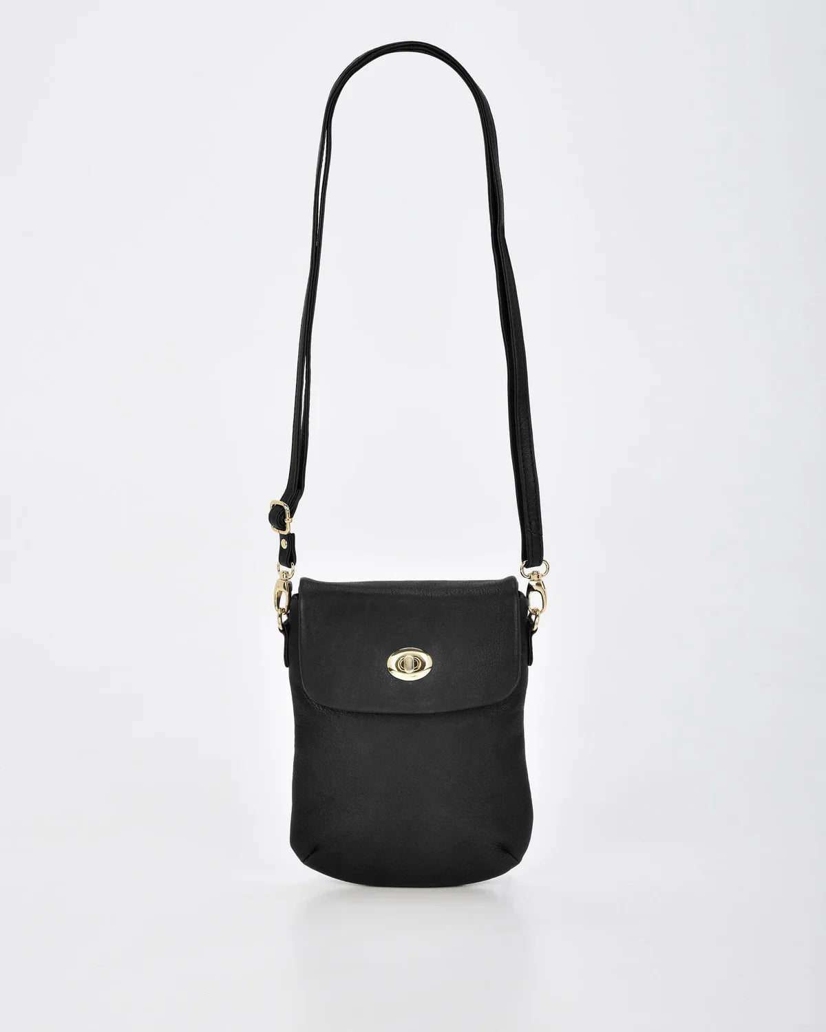 Janie Jnr Soft Leather Crossbody with Turnlock LW77502 - Rainbow Bags
