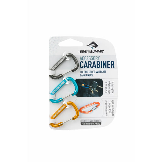 SEA TO SUMMIT - Accessory Carabiner 3 Packs Small and 2 Packs Large - Rainbow Bags