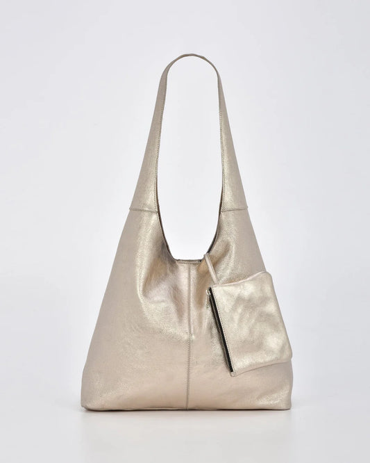 Gabee - Lynx Metallic Hobo & Matching Coin Purse