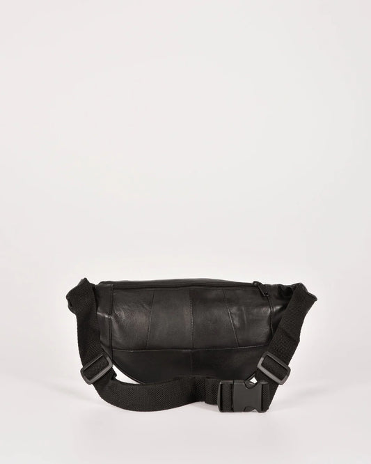 Gabee - Oakdale Leather Waistbag Black