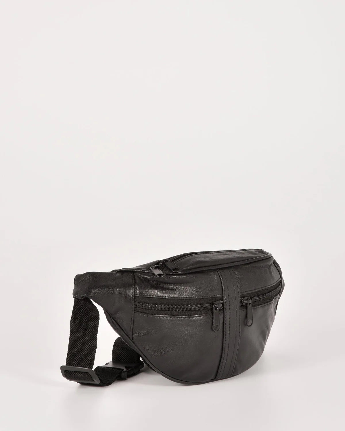 Gabee - Oakdale Leather Waistbag Black