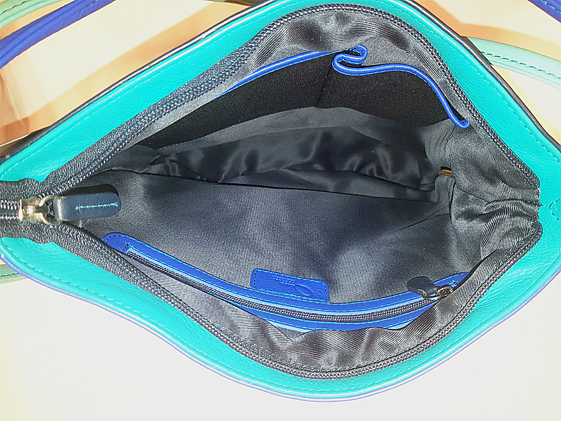 Oran Leather Backpack with Handbag Aster - Rainbow Bags